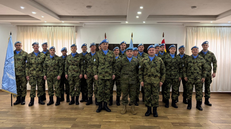 U mirovnu operaciji u Libanu upućen novi kontingent Vojske Srbije