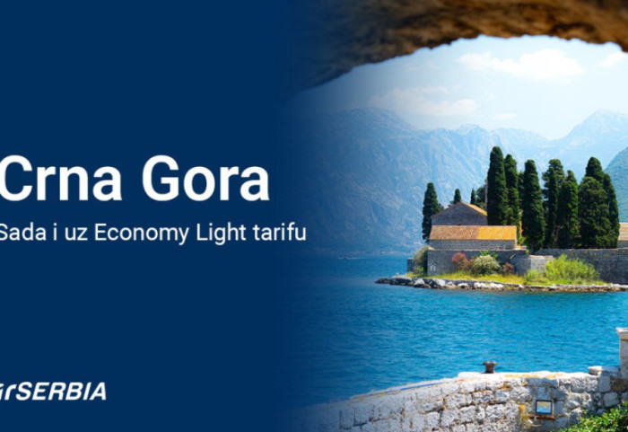 Air Serbia introduces Economy Light fare on flights to Montenegro
