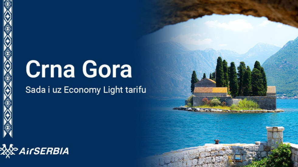 Air Serbia introduces Economy Light fare on flights to Montenegro