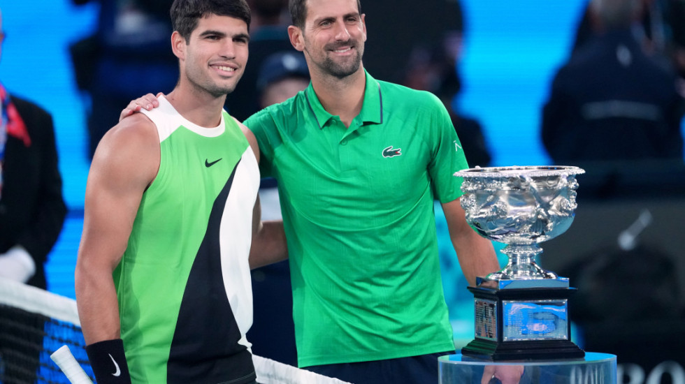 (FOTO/VIDEO) Finale Australijan opena: Đoković vodi sa 1:0 protiv Alkaraza i korak je bliže 25. grend slemu