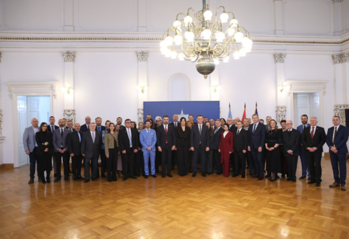 (FOTO) Prijem u Gradskoj kući povodom dana Novog Sada: "Grad koji hrabro korača ka budućnosti"
