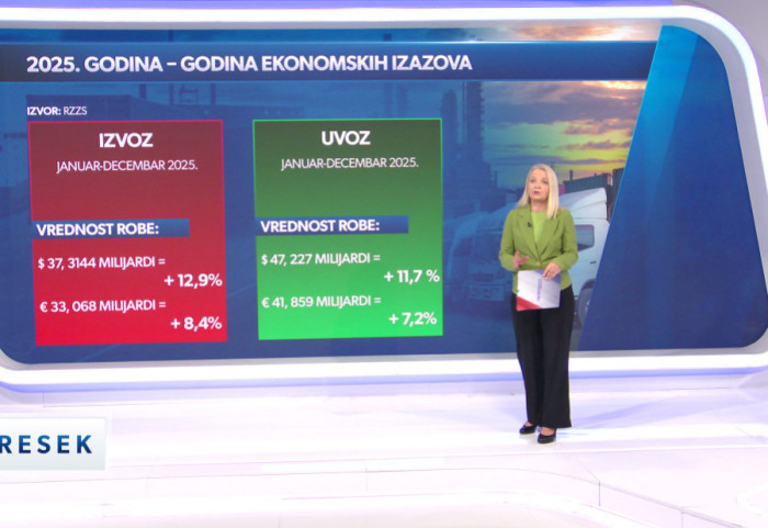 Analiza spoljnotrgovinske razmene Srbije: Šta najviše izvozimo, a u kojim oblastima smo u deficitu