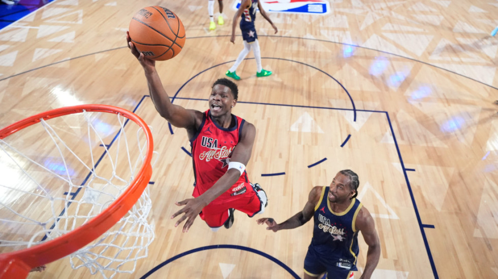 Tim američkih zvezda najbolji na Ol-staru: Jokić igrao pet minuta, Edvards MVP