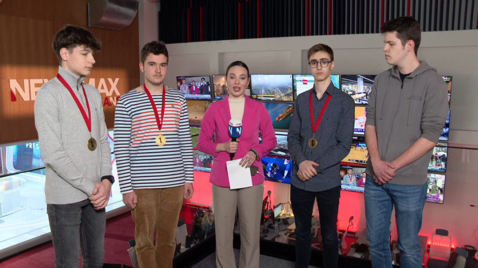 Zlatni fizičari gosti Newsmax Balkans: "Medalje nisu jedini pokazatelj uspeha, važno je raditi na unapređenju znanja"