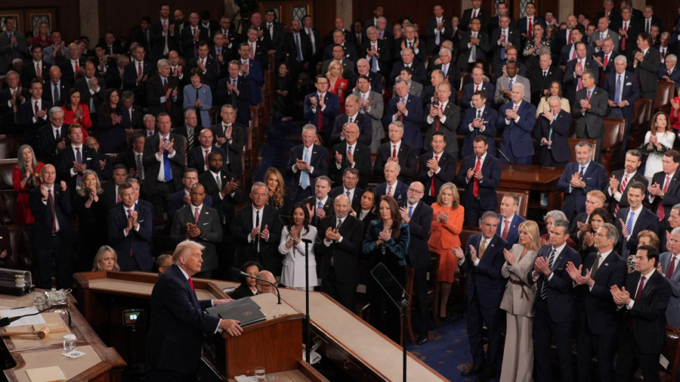 (FOTO) Tramp pred Kongresom održao prvi govor o stanju nacije u drugom mandatu, spomenuo je i Srbiju