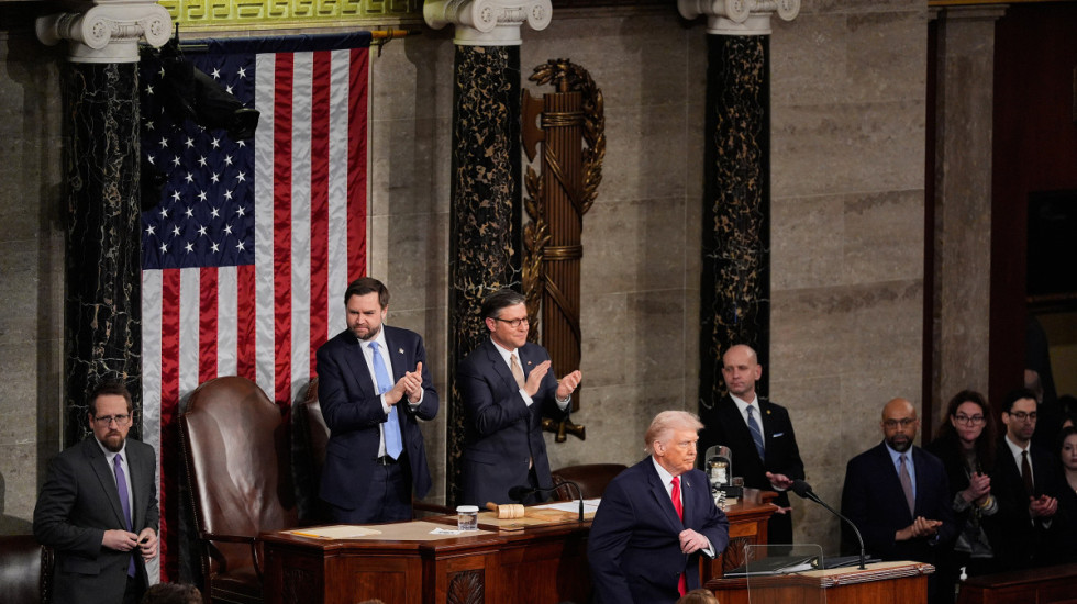 Newsmax Balkans Reporter in Congress: Trump Delivers Longest Address, Applause from Republicans, Boycott from Democrats