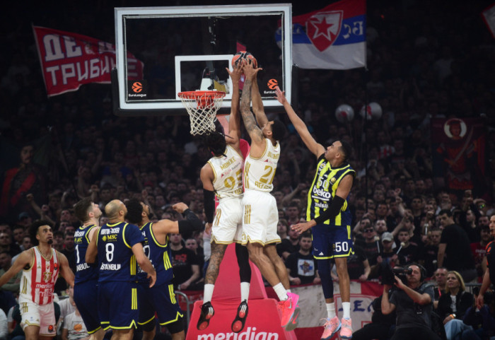 Zvezda savladala šampiona Evrope, niz Fenerbahčea pao u Areni