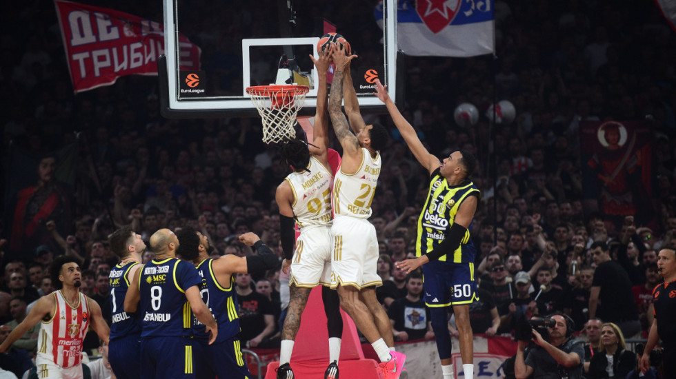 Zvezda savladala šampiona Evrope, niz Fenerbahčea pao u Areni