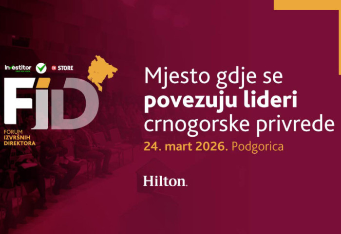 Crnogorski biznis lideri na jednom mestu: FID 2026 u Podgorici 24. marta otvara ključna pitanja ekonomije