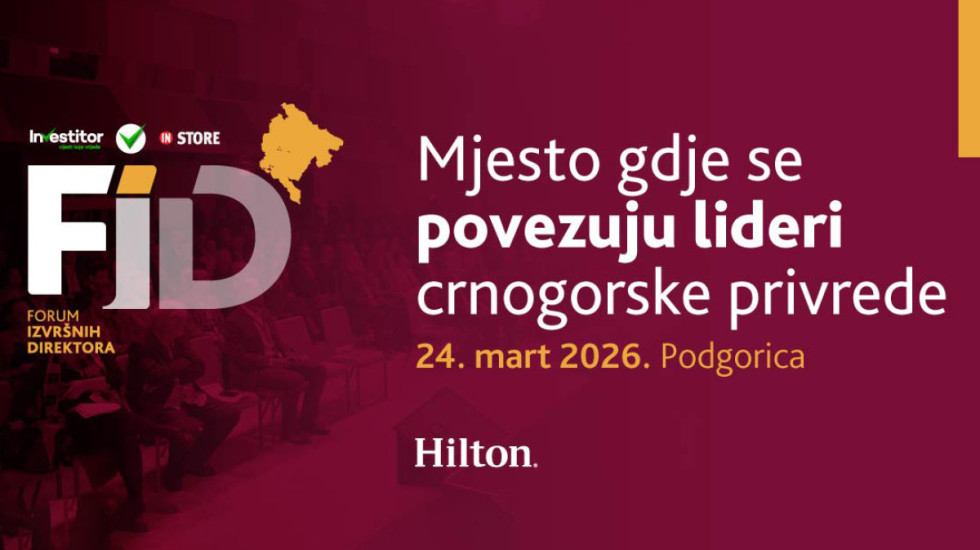 Crnogorski biznis lideri na jednom mestu: FID 2026 u Podgorici 24. marta otvara ključna pitanja ekonomije