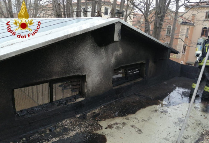 Požar u paviljonu Srbije na Venecijanskom bijenalu u Đardinima: Goreo spoljašnji deo krova