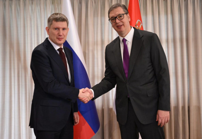 Predsednik Srbije razgovarao sa ministrom ekonomskog razvoja Rusije o energetskoj stabilnosti