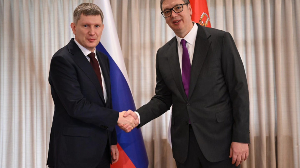 Predsednik Srbije razgovarao sa ministrom ekonomskog razvoja Rusije o energetskoj stabilnosti