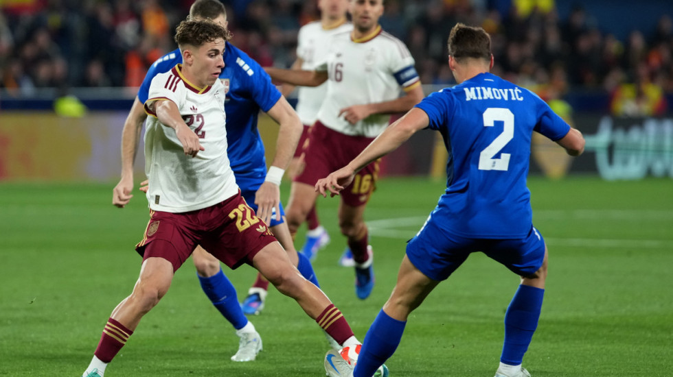 Srbija poražena od Španije u prijateljskom meču u Viljarealu