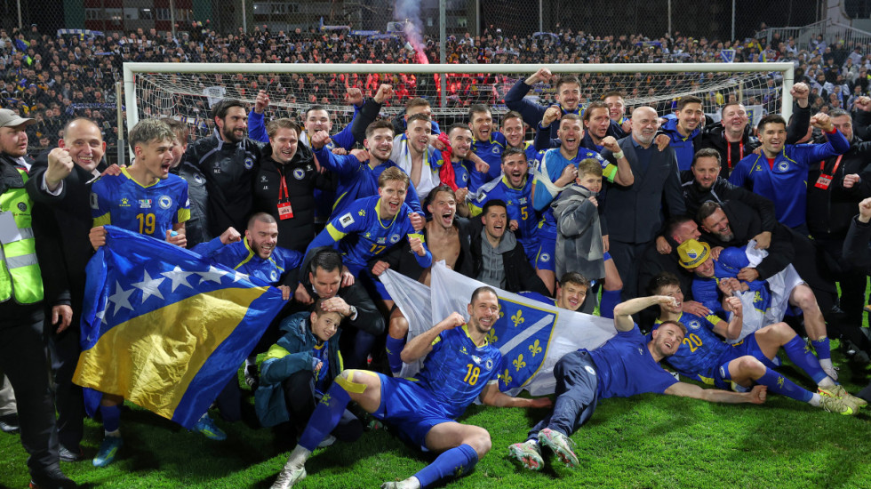 (FOTO) Spektakl u Zenici: BiH izborila plasman na Svetsko prvenstvo nakon penala protiv Italije