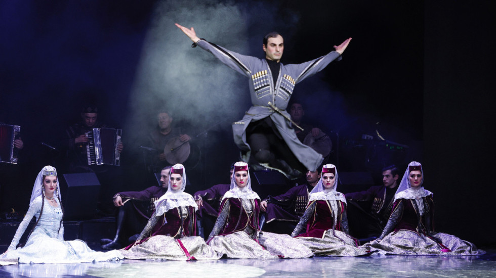 (FOTO) "Leteći Gruzijci" priredili spektakl u MTS dvorani, ispraćeni ovacijama publike