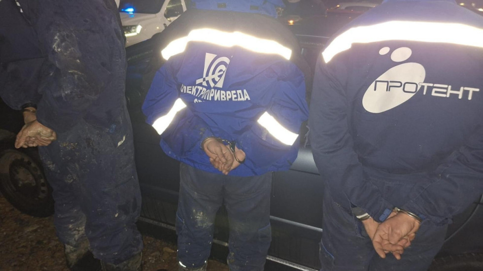 (FOTO) Uhapšeno sedam radnika Kolubare zbog krađe kablova: EPS pretrpeo desetine miliona štete