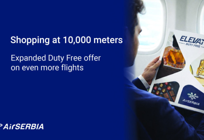 Air Serbia expands Duty Free offer: Now available on more flights