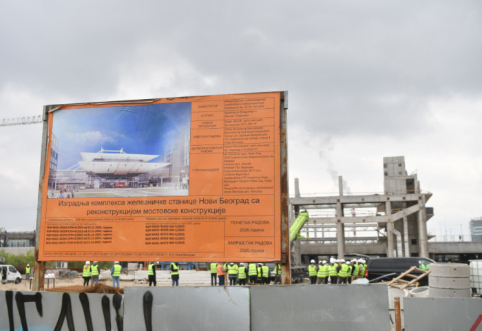 Sofronijević: Radovi na Železničkoj stanici Novi Beograd biće završeni do kraja godine