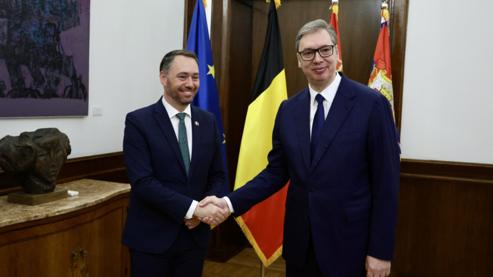 Predsednik Srbije razgovarao sa potpredsednikom Vlade Belgije o saradnji: Fokus na investicijama i EU put