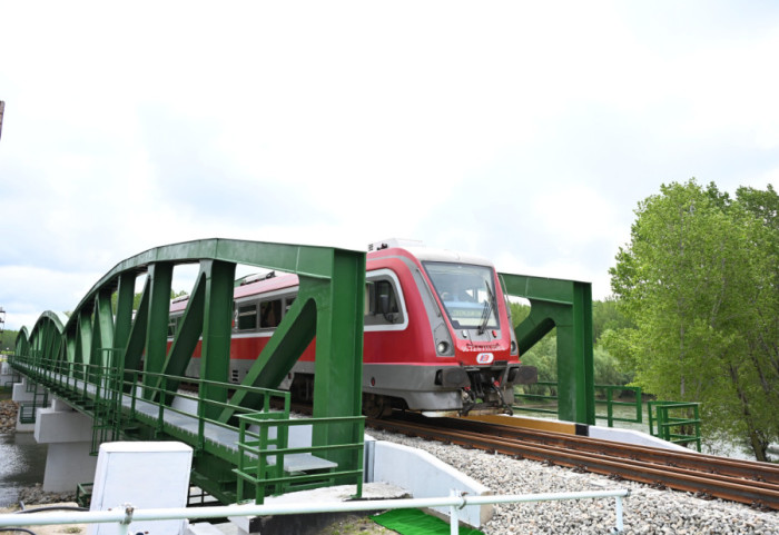 Uspostavljen železnički saobraćaj preko novog mosta na Tamišu kod Tomaševca