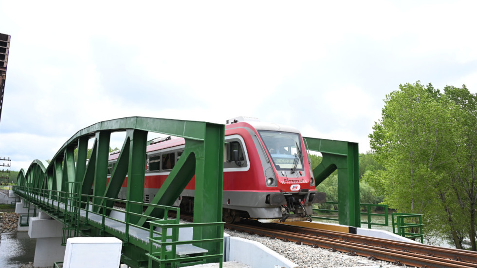 Uspostavljen železnički saobraćaj preko novog mosta na Tamišu kod Tomaševca