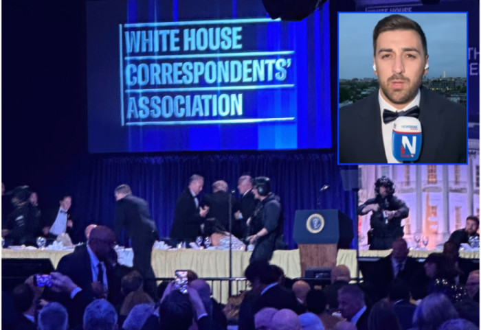 (VIDEO) Reporter Newsmax Balkans u hotelu u Vašingtonu: Kako je došlo do pucnjave na večeri sa koje je Tramp evakuisan