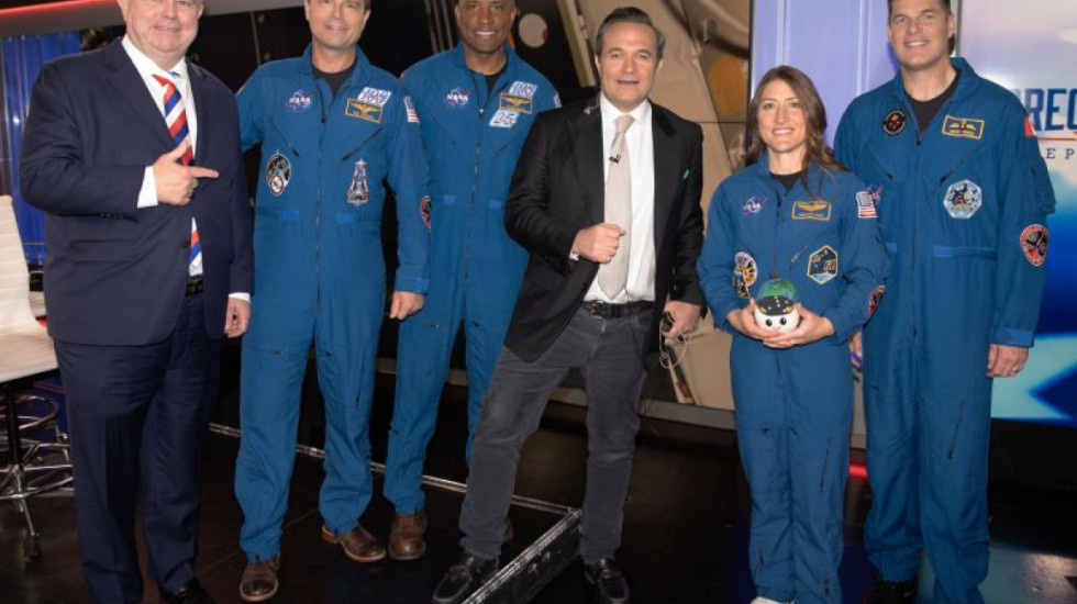 "Snažni smo kao kolektiv": Astronauti misije Artemis II dočekani u Newsmax studiju u Njujorku