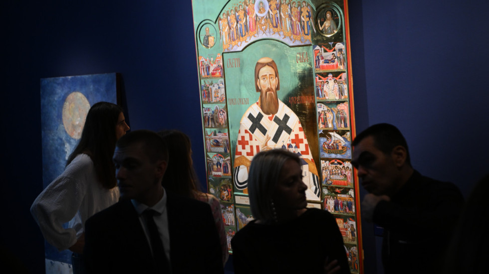Izložba “Sveti Sava” svečano otvorena u Galeriji SANU: Među eksponatima istorijski dokumenti, ikone i freske