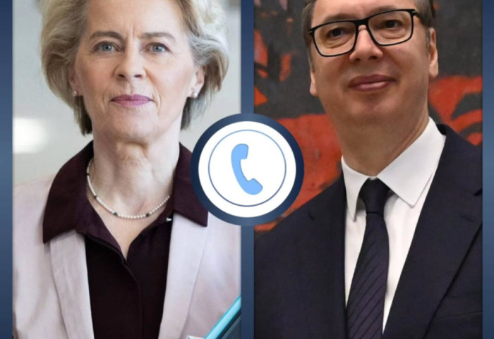 Predsednik Srbije razgovarao sa Ursulom fon der Lajen: "Srbija ostaje čvrsto posvećena sprovođenju reformi"