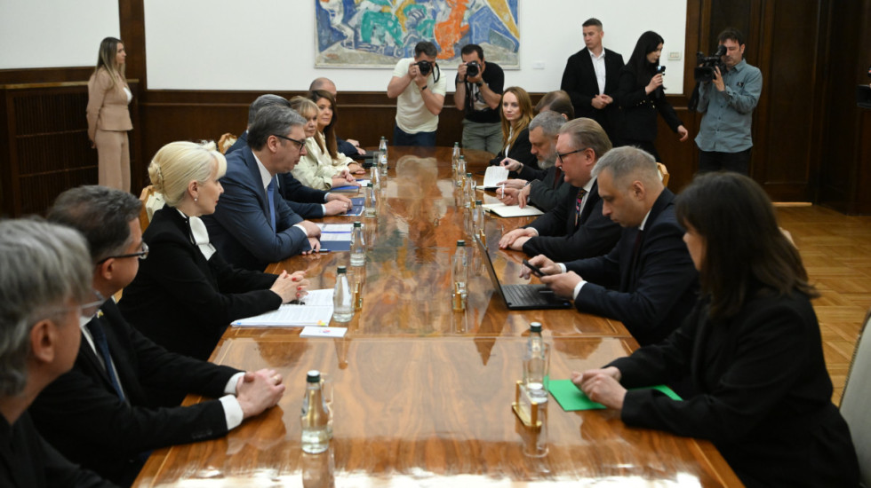 Vučić sa Kačkom o slobodnoj trgovini i jačanju saradnje Srbije i Ukrajine