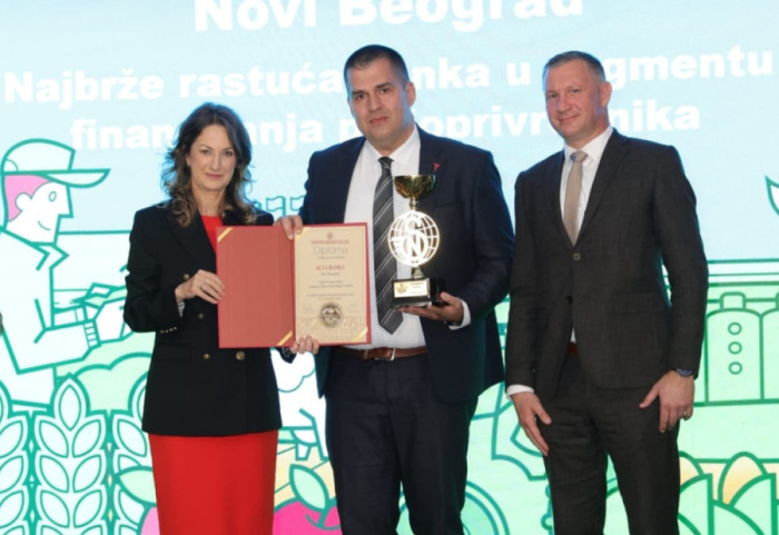 Strateški partner poljoprivrednika u Srbiji: ALTA banka nagrađena za najbrži rast u agraru