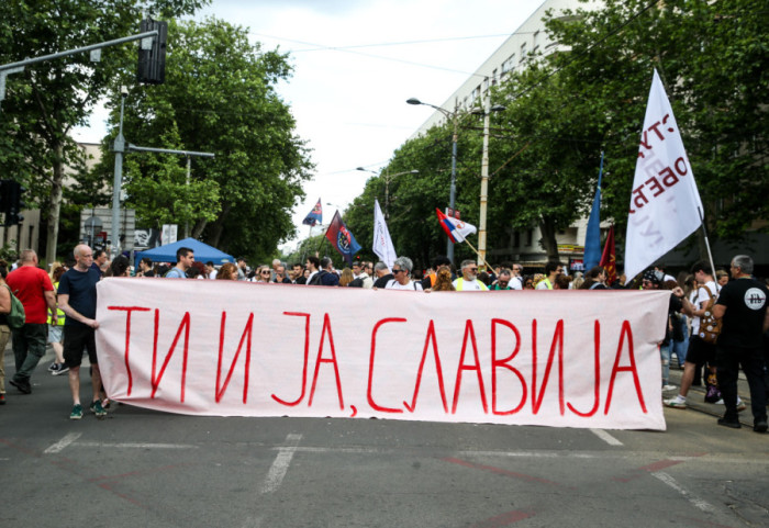 (FOTO/VIDEO) Skup na Slaviji u organizaciji studenata: Koje ulice u Beogradu su blokirane zbog kretanja učesnika